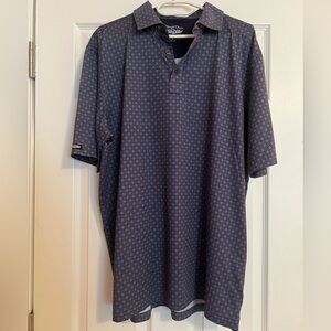 Classic Blue Polo Shirt with Short Sleeves